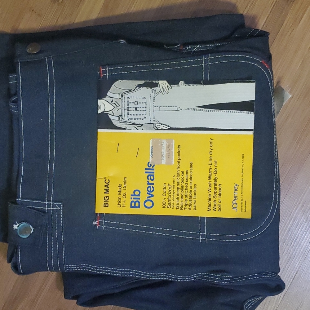 Nwt RARE deadstock Big Mac union made bib overalls